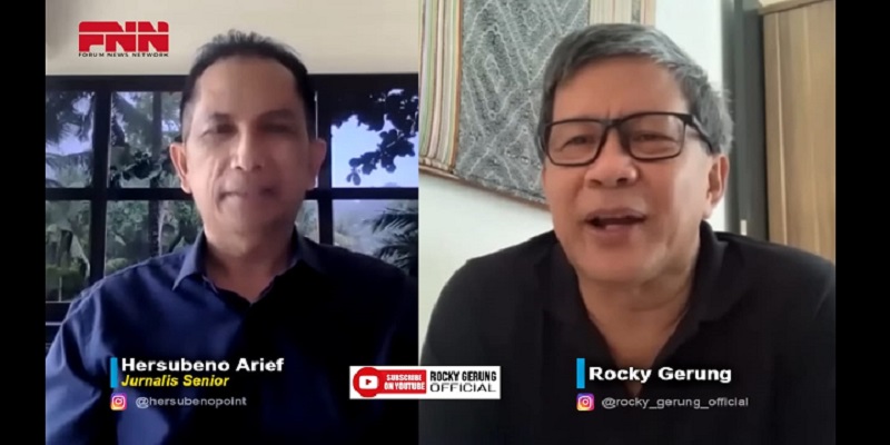 Rocky Gerung: Rakyat Inginkan Anies Baswedan jadi Pengganti, Bukan Penerus Jokowi
