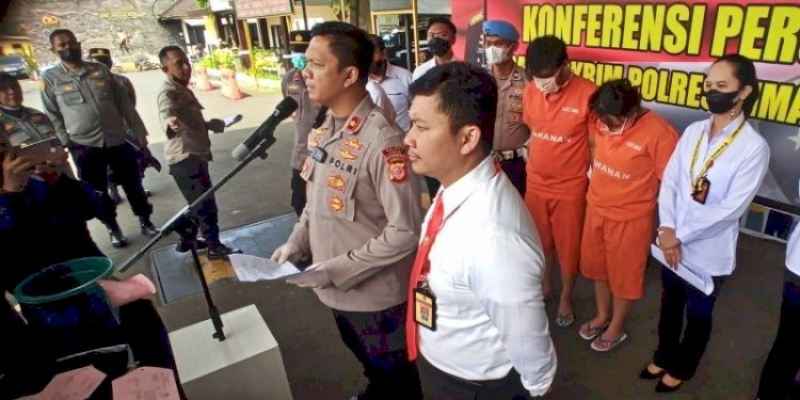 Polres Cimahi Tangkap Dua Pelaku Dugaan Penyekapan ART di Bandung Barat