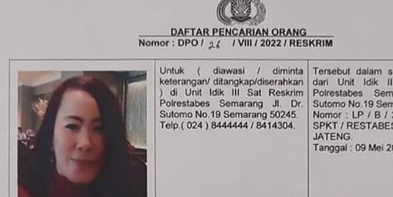 Diduga Terlibat Penipuan dan Penggelapan, Warga Tebet Barat Jakarta Jadi DPO Polrestabes Semarang