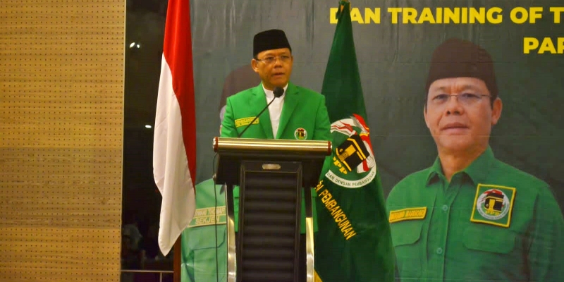 Hadir di Mukerwil PPP Riau, Mardiono: Kami Akan Bangkit Kembalikan Suara Seperti Pemilu 2014