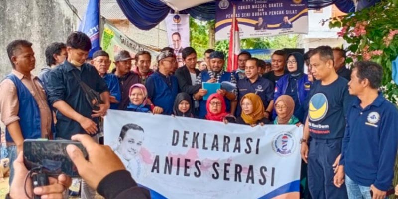 Tukang Cukur Dukung Anies Jadi Presiden, Nasdem Purwakarta Makin <i>Pede</i> Raih Kemenangan