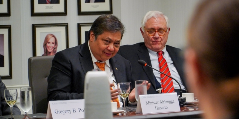 Menko Airlangga Paparkan Optimisme Pertumbuhan Ekonomi Indonesia dalam Forum CSIS di Washington DC