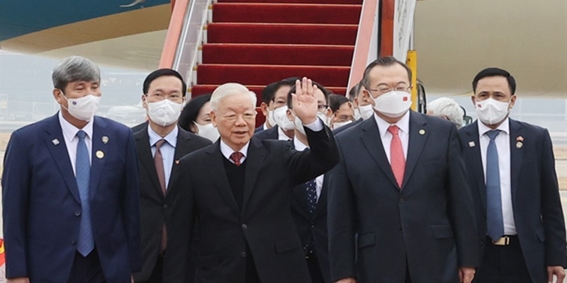 Perkuat Kerja Sama Dua Negara, Sekjen Partai Komunis Vietnam Tiba di Beijing