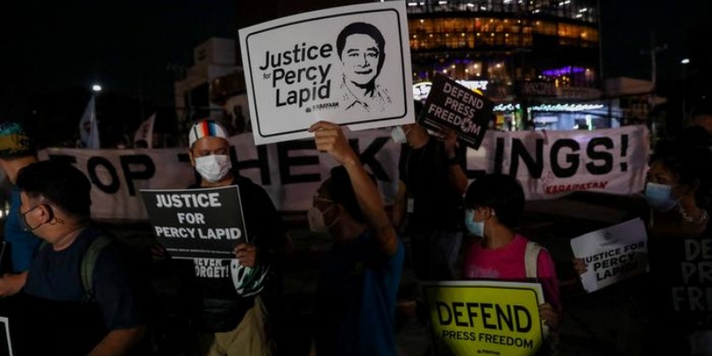 Pembunuhan Wartawan Senior di Filipina Picu Aksi Unjuk Rasa