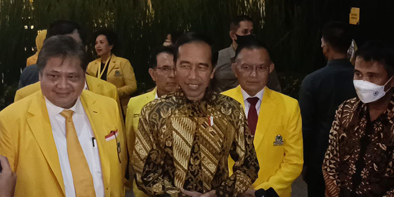 Pujian Jokowi ke Airlangga Karena KIB Konsisten Dukung Pemerintah