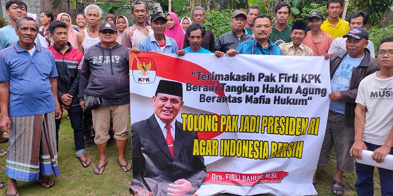 Warga Semarang ke Firli Bahuri: Tolong Pak jadi Presiden Agar Indonesia Bersih