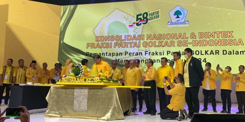 Ingin Menangkan Pilpres, Airlangga Minta Setiap Caleg Golkar Raih 20 Persen Suara