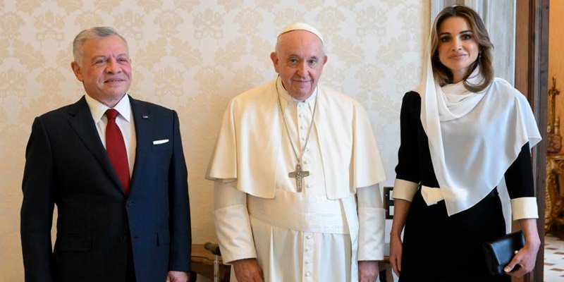 Bertemu Paus di Vatikan, Raja Yordania Bahas Toleransi Beragama hingga Masalah Palestina