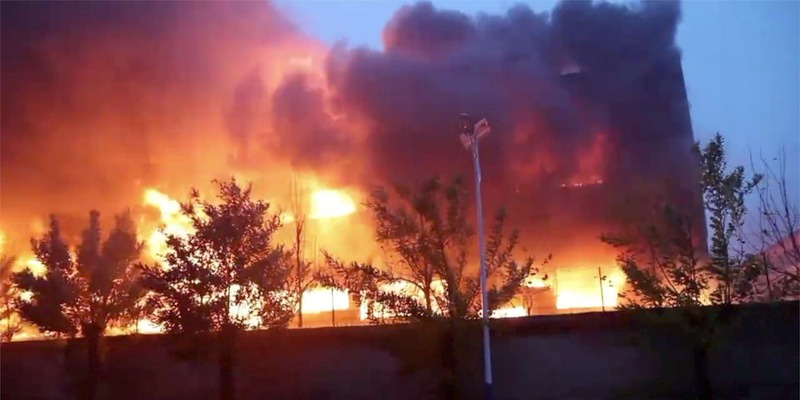 Pabrik di Henan China Terbakar, 38 Orang Dilaporkan Tewas dan Dua Lainnya Hilang