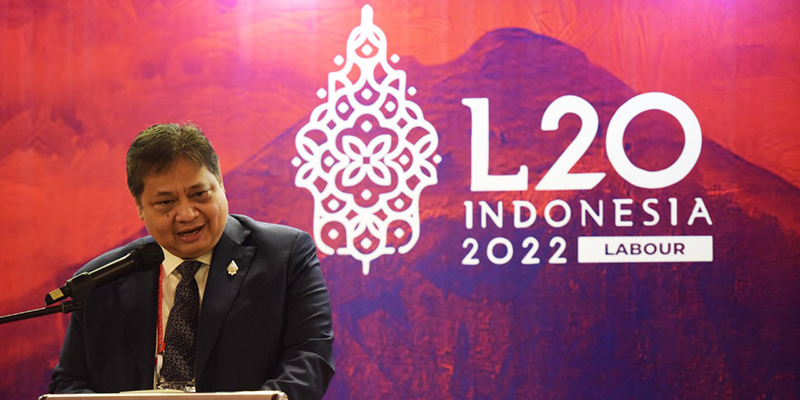 Di Forum L20 Summit, Airlangga Tekankan Pentingnya Inklusivitas dan Perlindungan Tenaga Kerja