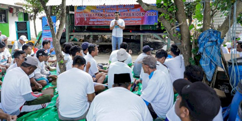 Komunitas Nelayan di Pesisir Tuban Deklarasi Dukung Ganjar Presiden 2024