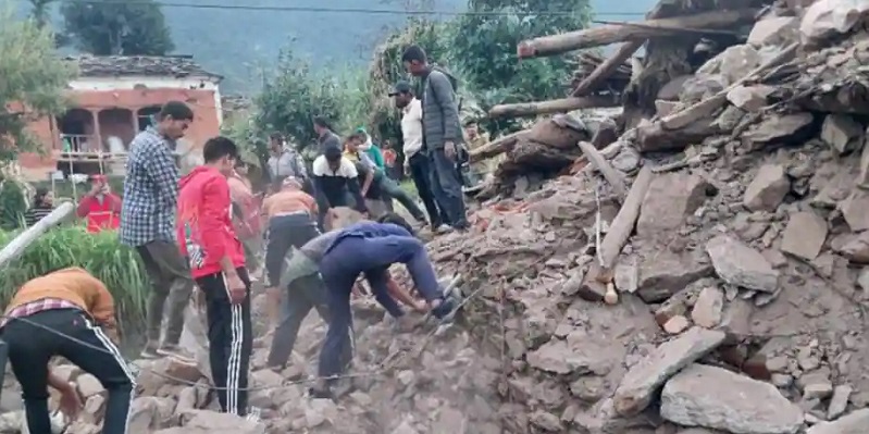 Gempa Bumi 6,6 Magnitudo Hantam Nepal, Makan Enam Korban Jiwa