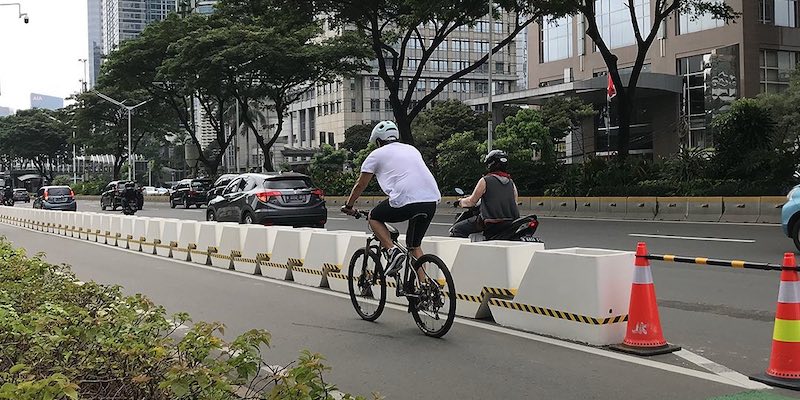 Cerita di Balik Kebijakan Heru Budi Hartono Hapuskan Track Sepeda di Jakarta
