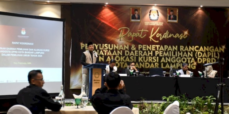 Ubah Peta Dapil, KPU Bandar Lampung Pastikan Kursi DPRD Tidak Berubah