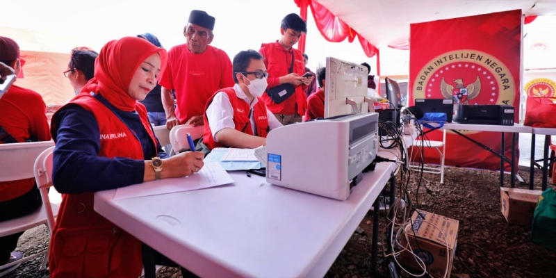 BIN Gandeng Dukcapil Buka Posko Pembuatan Dokumen Kependudukan Korban Gempa Cianjur