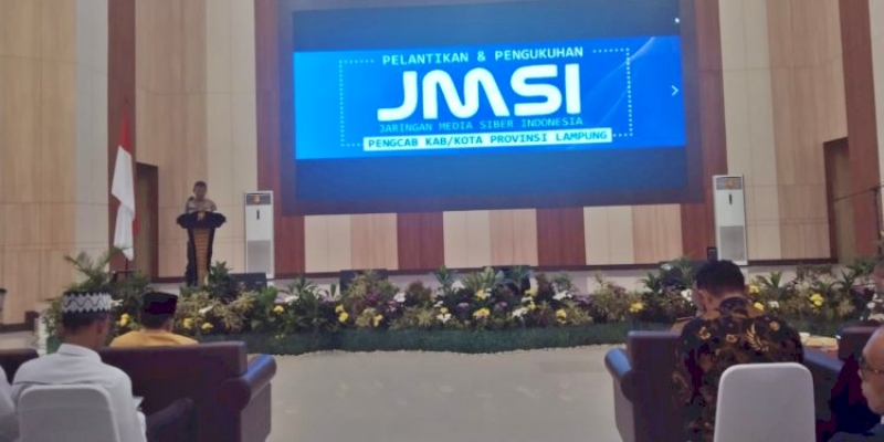Lantik Lima Pengcab, JMSI Lampung Siap Wadahi Perbedaan dalam Pemilu 2024
