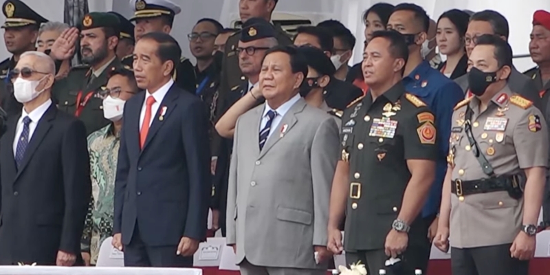 Mendampingi Prabowo, Jokowi Hadiri Pameran Pertahanan dan Persenjataan 2022