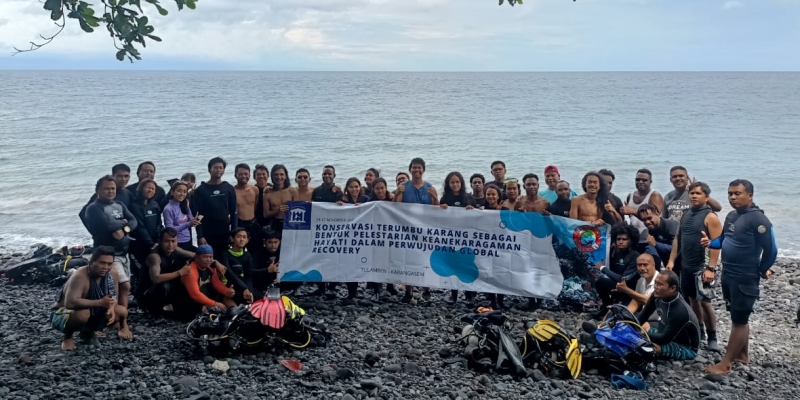 Jaga Biota Laut, Malleum Iustitiae Institute Bersama JDC Gelar Program Konservasi Terumbu Karang di Bali