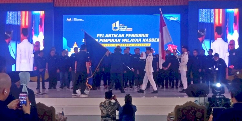 Lantik Ketua DPD Nasdem Palembang, Surya Paloh: Nasdem ke Depan Harus jadi Pemenang