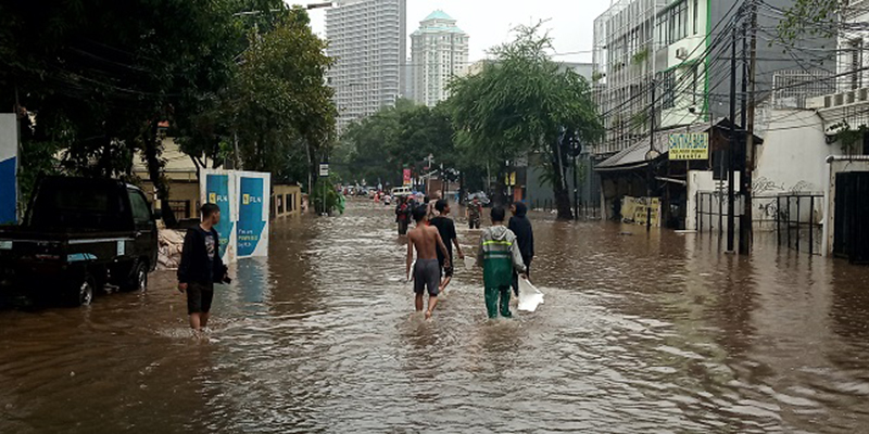 Tujuh RT di Jakarta Masih Tergenang Banjir Pagi Ini Usai Diguyur Hujan Senin Sore Kemarin