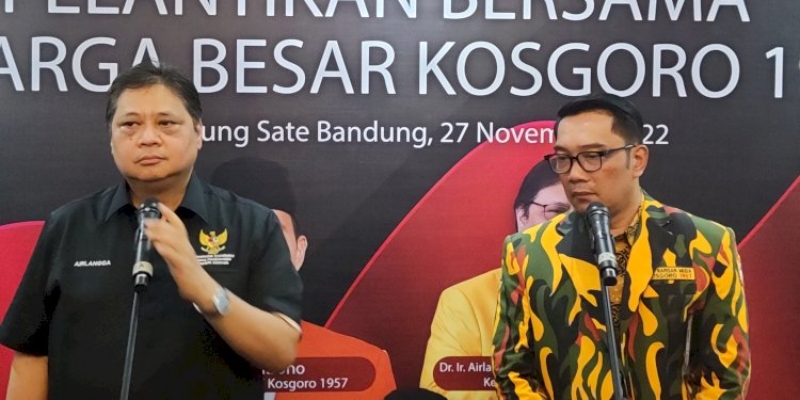 Dengan Duet Airlangga-Ridwan Kamil, Golkar Cirebon Yakin Menang Total Pemilu 2024