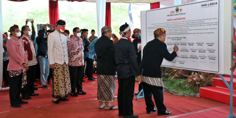 KPK Apresiasi Pemprov Jawa Tengah yang Sudah Luncurkan 29 Desa Antikorupsi