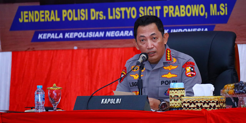 Kata Kapolri, Tahun 2022 Kasus Judi Naik 1.023 Perkara