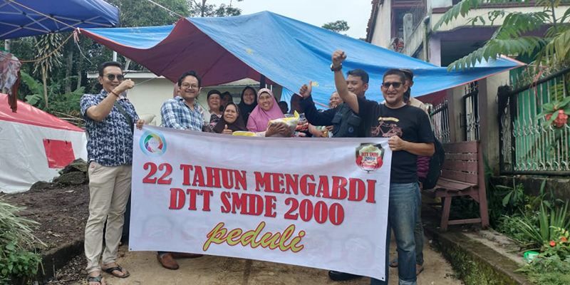 Sasar 9 Kampung, DTT-SMDE Korbrimob Beri Bantuan bagi Korban Gempa Cianjur