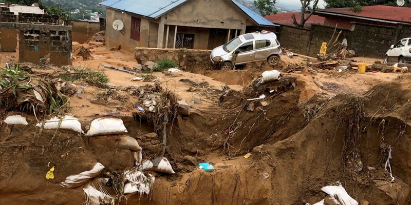 Banjir melanda Kinshasa Kongo pada Selasa 13 Desember 2022/Net