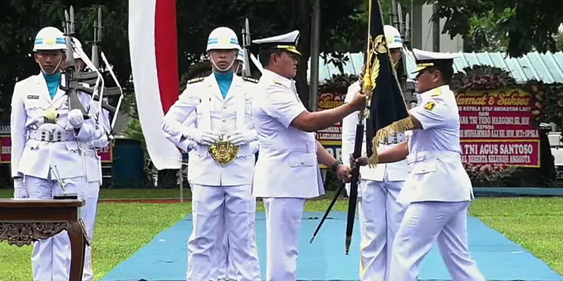 Panji Matra Angkatan Laut Diserahkan Panglima TNI, Muhammad Ali Sah Jabat KSAL