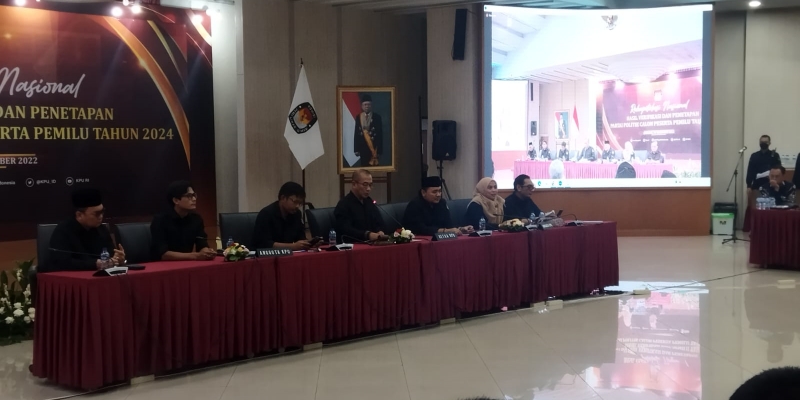 KPU Tetapkan 17 Parpol Peserta Pemilu Serentak 2024, Partai Ummat Tersingkir