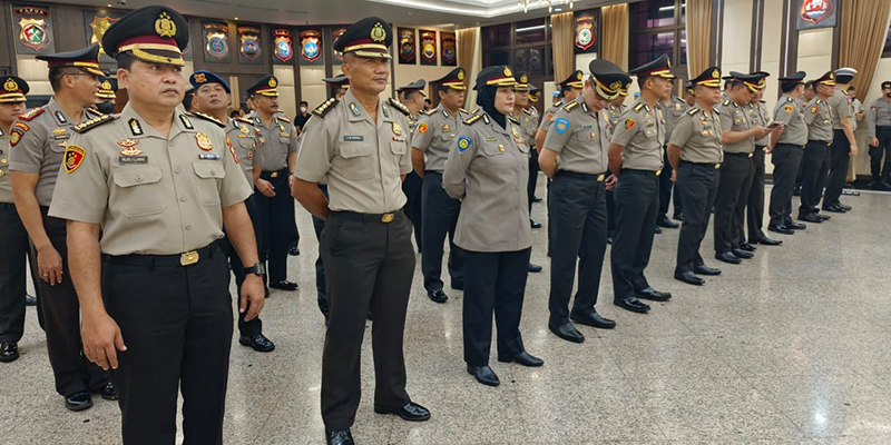 Jelang Pergantian Tahun, 42 Pati dan 121 Pamen Polri Naik Pangkat