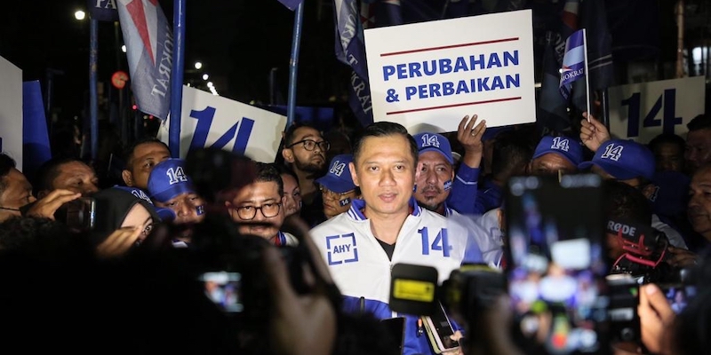 Jalan Kaki ke KPU Bersama Ratusan Kader, AHY: Kami Siap Ikut Pemilu