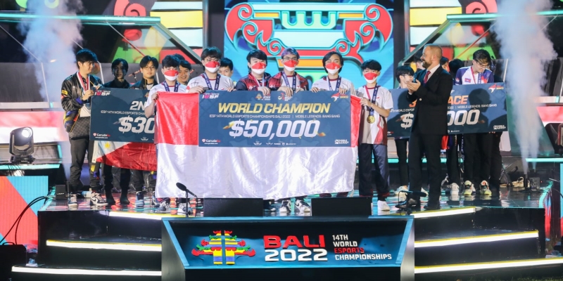 Indonesia Juara Umum IESF WEC 2022, PB ESI: Momentum Terbaik untuk Esports Nasional