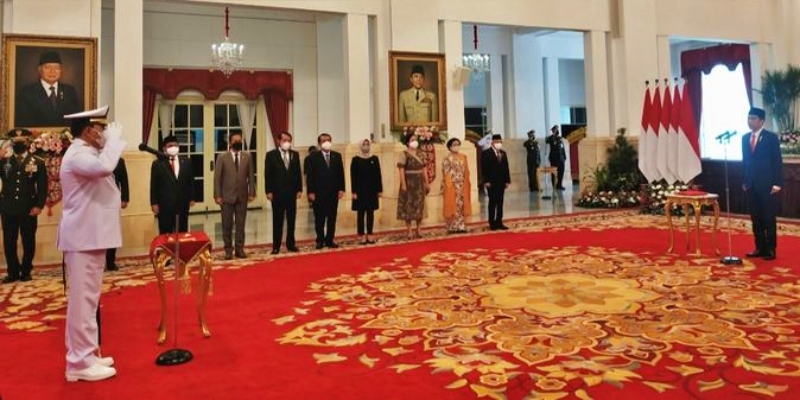 Hari Ini Presiden Jokowi Lantik KSAL Pengganti Yudo Margono
