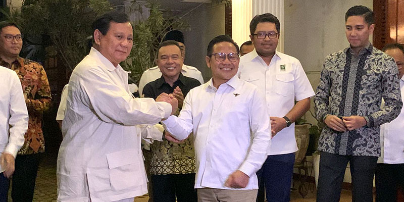 Survei Median, Jika Prabowo Berpasangan dengan Cak Imin Elektabilitas Makin Besar