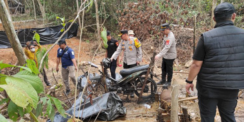 Tim Gabungan TNI-Polri Tertibkan Sumur Minyak Ilegal di Musi Banyuasin