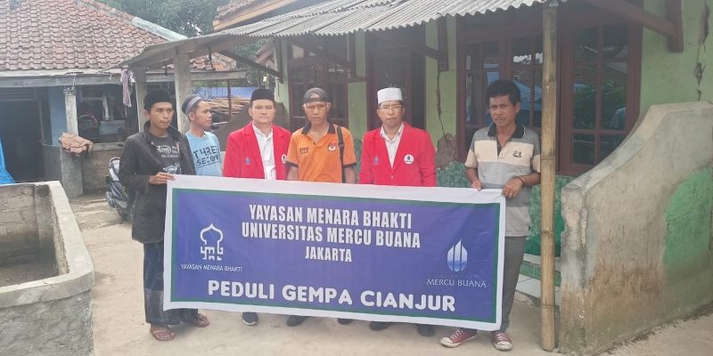 Setelah Gempa Cianjur, UMB Salurkan Bantuan Dana Perbaikan Rumah Ibadah