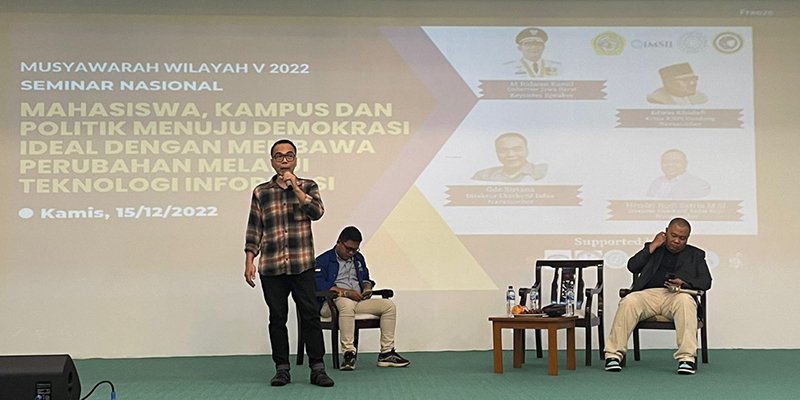 Gde Siriana Ajak Mahasiswa Usut Dugaan Manipulasi Pemilu