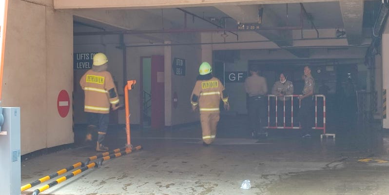 Kantor Kemenkumham Kebakaran, 26 Unit dan 130 Petugas Pemadam Kebakaran Dikerahkan