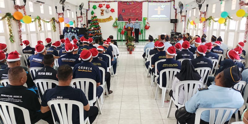 Di Hari Natal, 49 Warga Binaan Lapas Khusus Gunung Sindur Terima Remisi