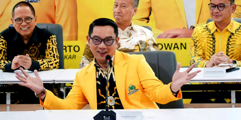 Ridwan Kamil Datang, Nilai Jual Golkar Makin Tinggi di Mata Milenial