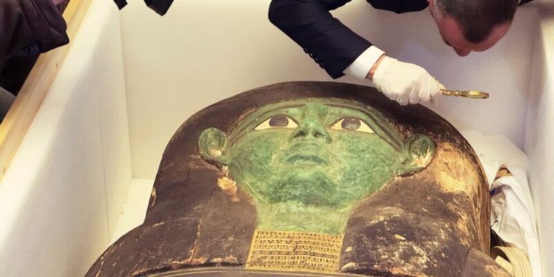 Sempat Dicuri, Tutup Sarkofagus Berusia 2.700 Tahun Kembali ke Mesir