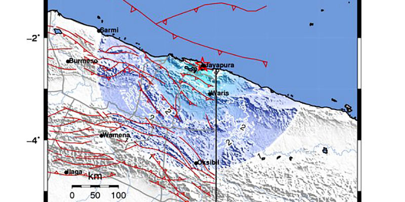 Hingga Selasa Pagi, Jayapura Diguncang 145 kali Gempa Susulan