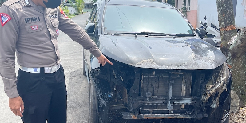 Penjelasan Kapolda Kalsel soal Kronologi Kebakaran Mobil KPUD Murung Raya
