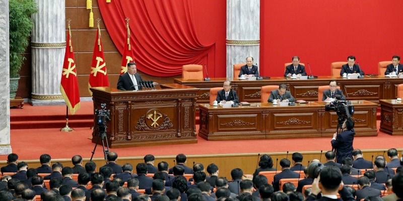 Kim Jong Un Pimpin Rapat Pleno Komite Pusat Partai Pekerja Korea Bahas Lima Agenda Utama