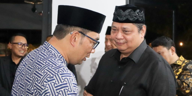 Sore Ini, Airlangga Umumkan Ridwan Kamil Masuk Golkar