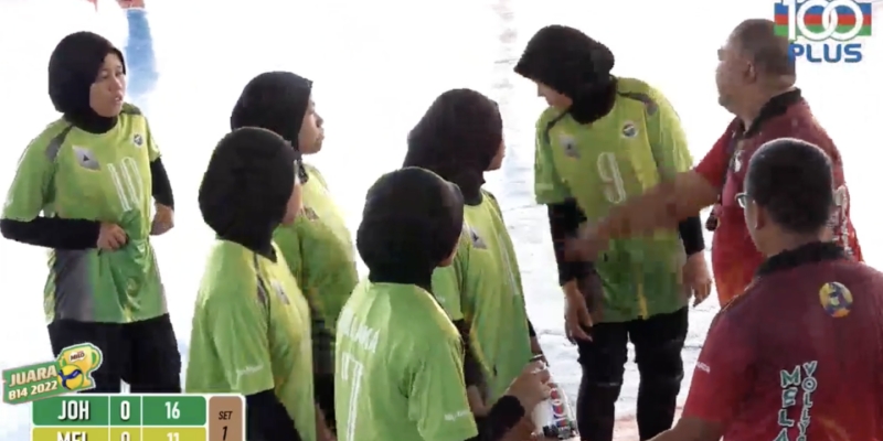 Tampar Dua Pemain, Menteri Olahraga Malaysia Cabut Lisensi Pelatih Bola Voli Putri Melaka U-14