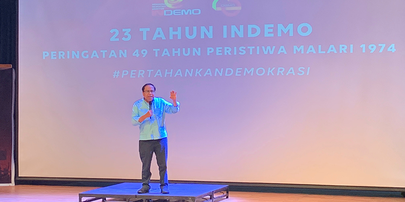 Candaan Rizal Ramli di Peringatan Malari: Segini Aja Udah Cukup Kalau Cuma Jokowi Aja Mah