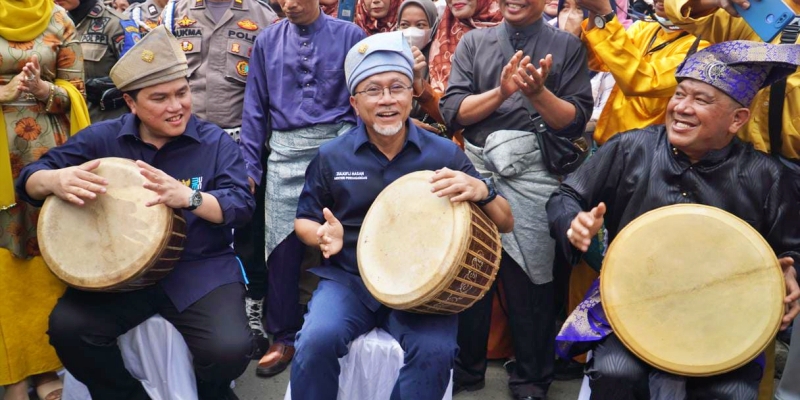 Boyong Artis Andalan PAN, Zulhas Bersama Erick Thohir Ramaikan HUT 273 Langkat